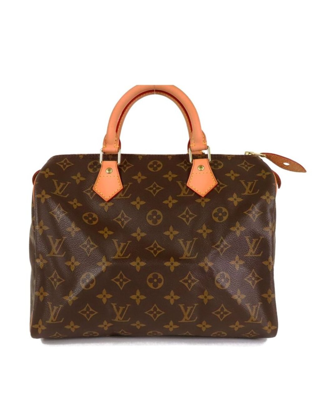 Louis Vuitton Speedy 30 Brown Monogram Canvas Vintage Mini Boston Bag
